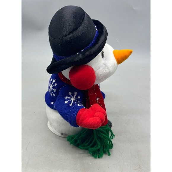 Animated Singing T.L. toys plush Christmas snowman we wish you a merry Christmas - Picture 5 of 9